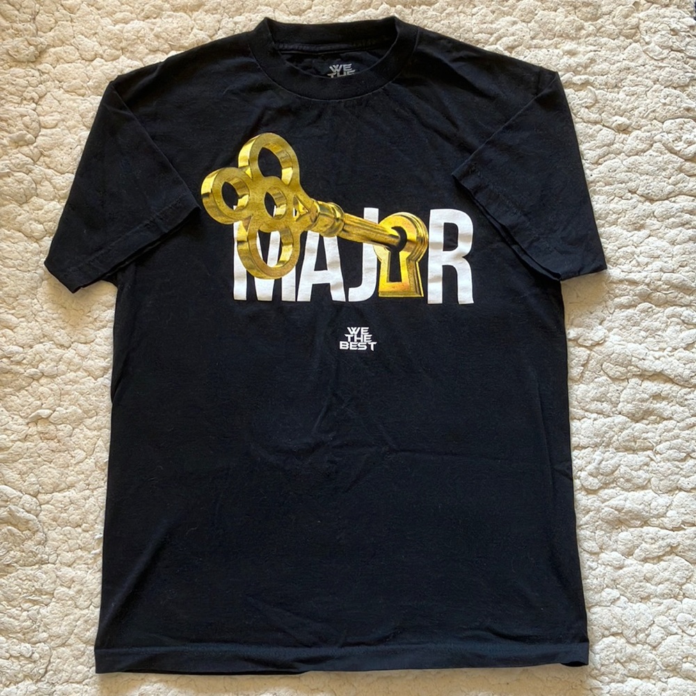 DJ Khaled Major Key gold key graphic t-shirt 100% cotton